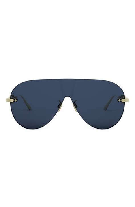 DIOR CD Chain M2U Rimless Pilot Sunglasses 